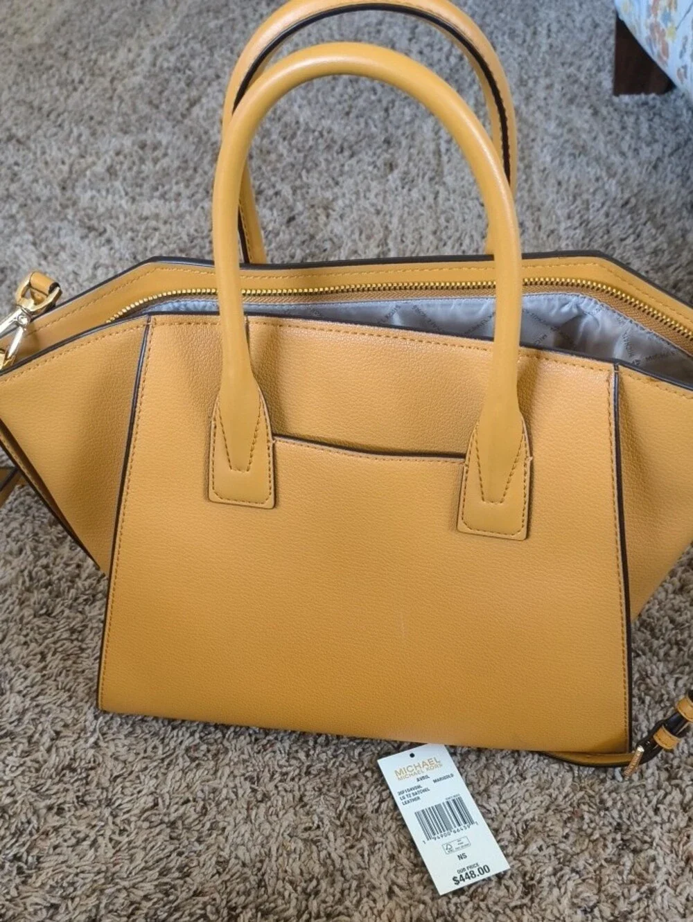 Michael Kors Marigold Large TZ Leather Satchel